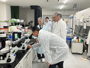 社外取締役の筑波研究所訪問