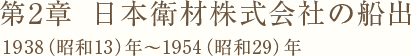 第2章　日本衛材株式会社の船出 1938（昭和13）年～1954（昭和29）年