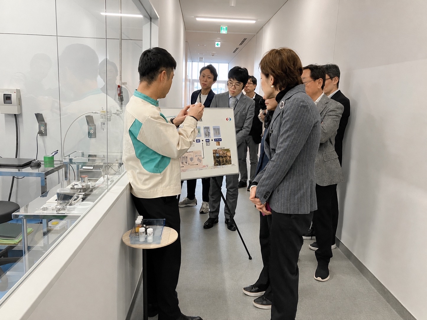 川島工園 EMITS内の見学