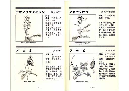 内藤記念くすり博物館のご案内－薬草に親しむためのハンドブック1・2・3集