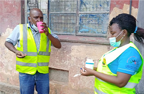 ケニアにおけるリンパ系フィラリア症制圧に向けた活動